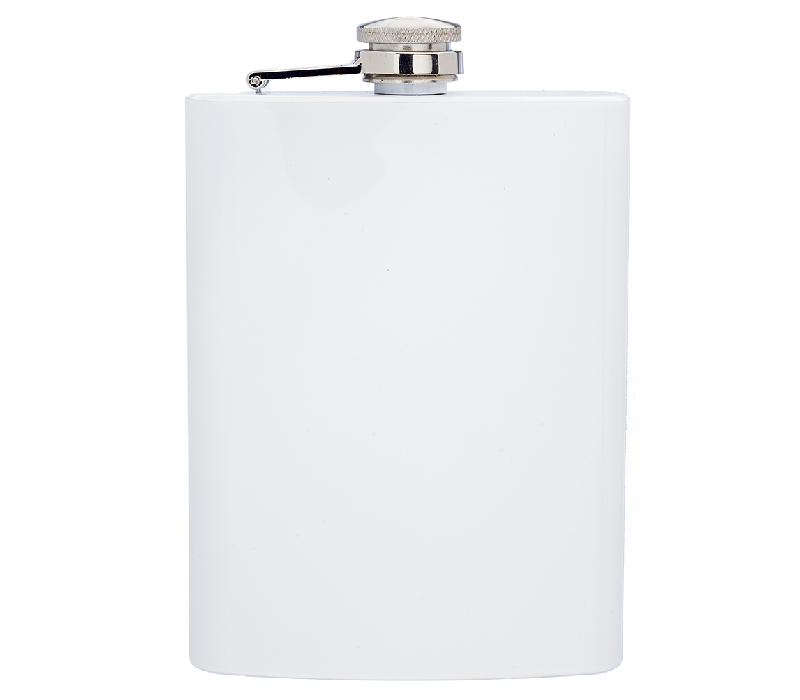 Stainless Steel Hip Flask, 8 oz. 7