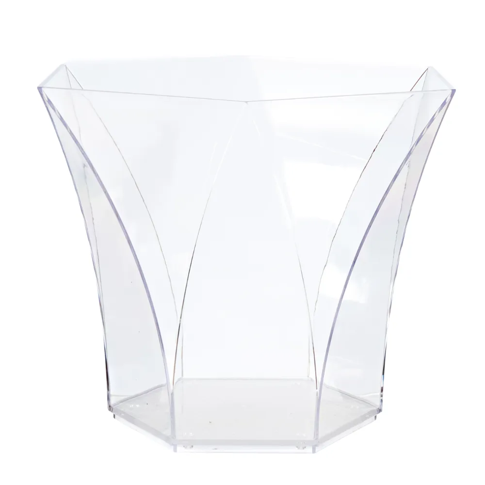 5.5L Polygonal Acrylic Ice Bucket, custom bottle opener with logo imprint 3