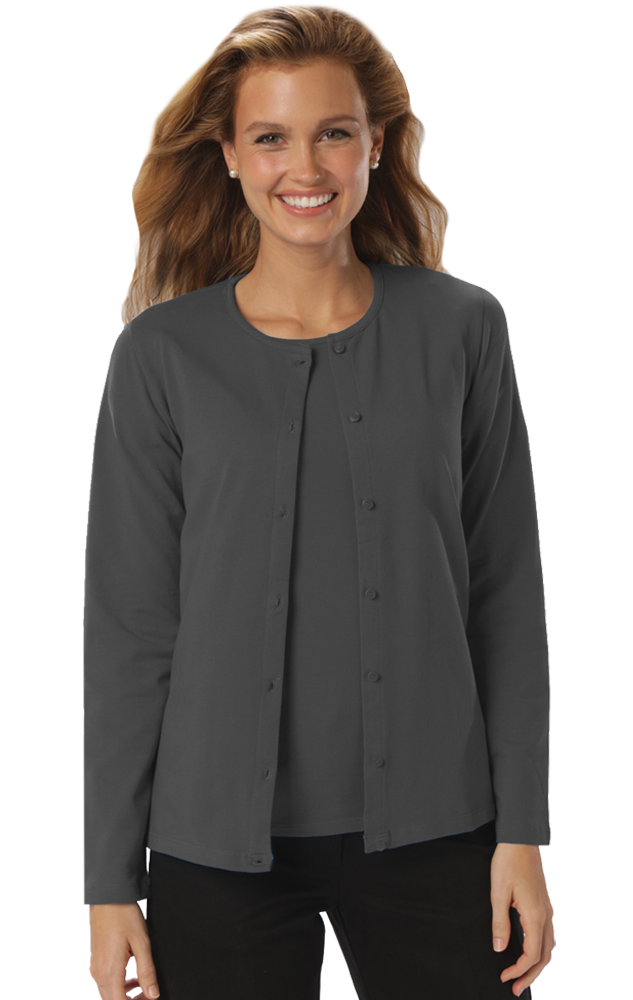 Ladies' L/S Button Front Cardigan 13