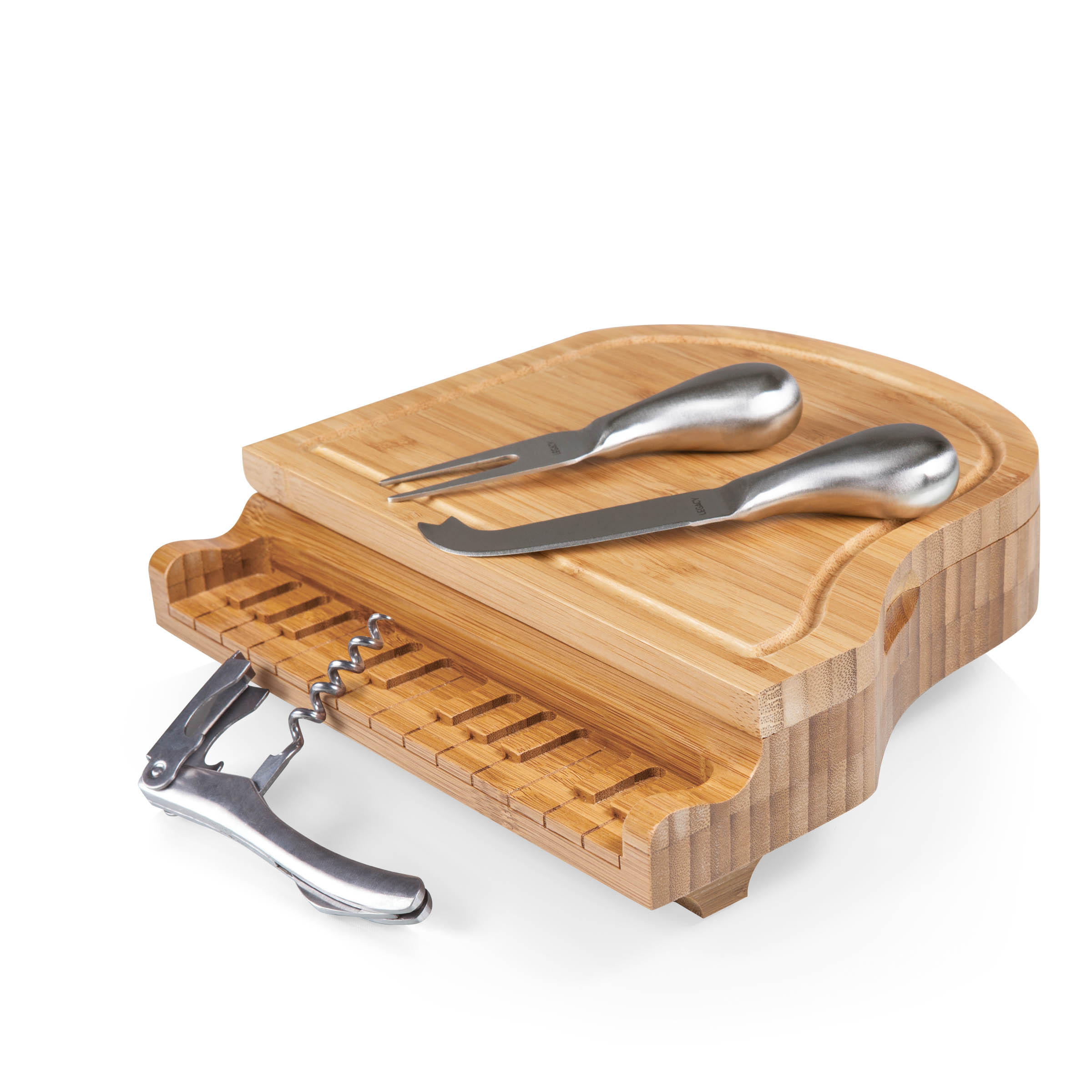 Piano Cheese Cutting Board & Tools Set 4