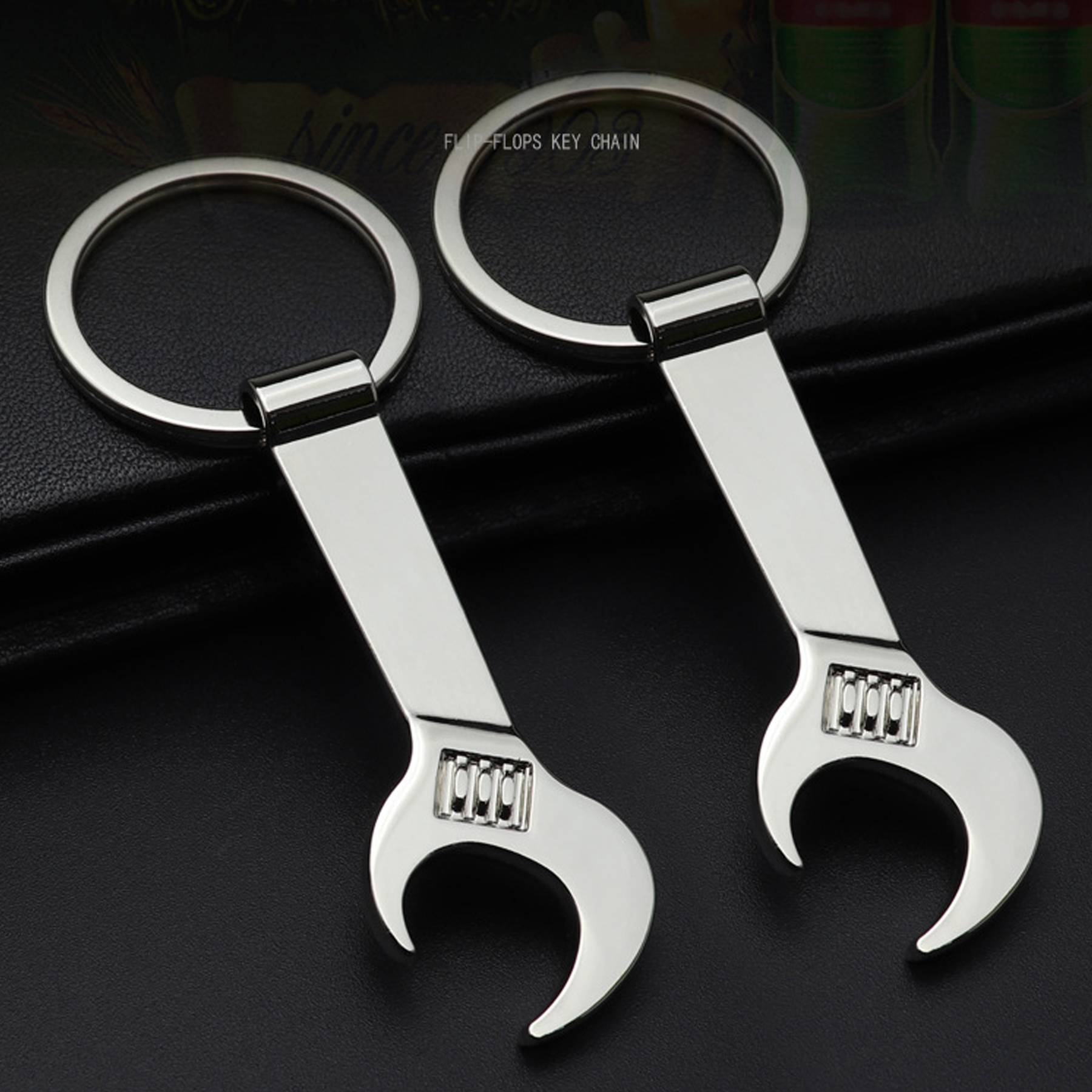 Creative Wrench Keychain Multifunctional Bottle Opener 5