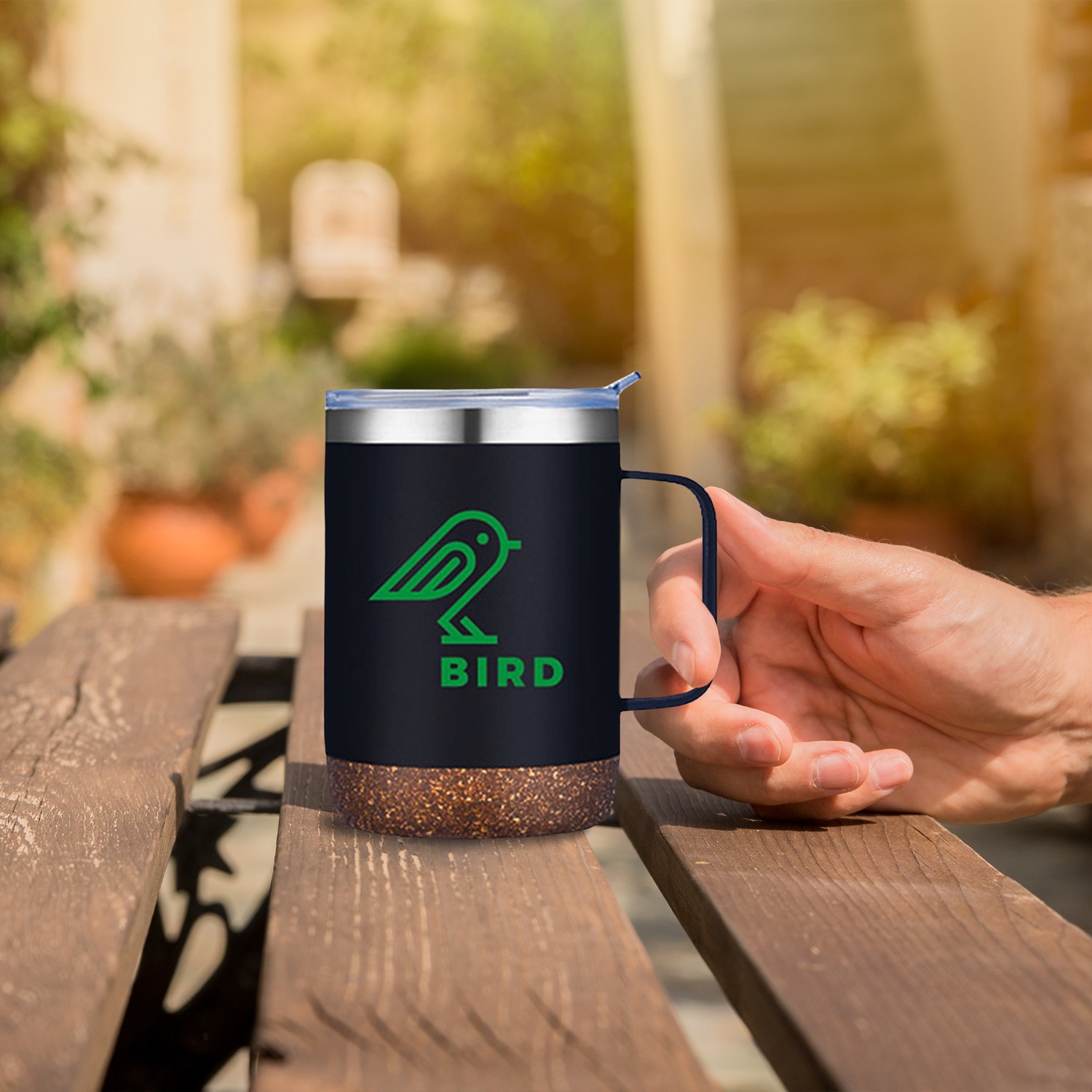 Cork Mate 12 oz Stainless Steel Camp Mug 16