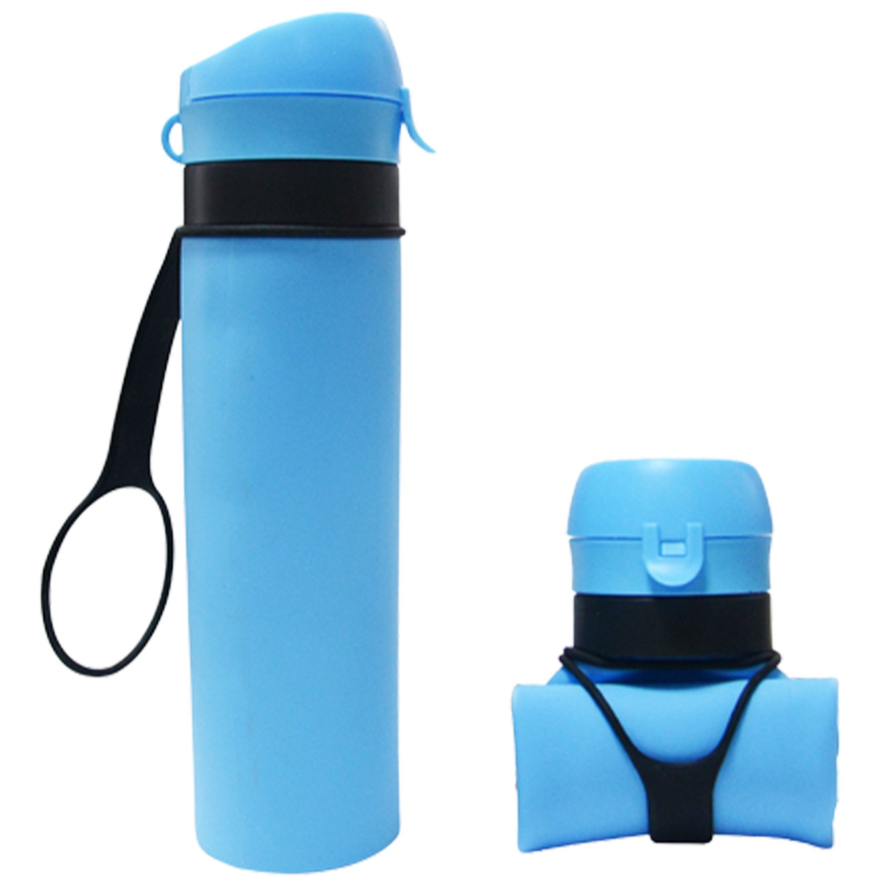 20.3 Oz. Collapsible Silicone Water Bottle 4