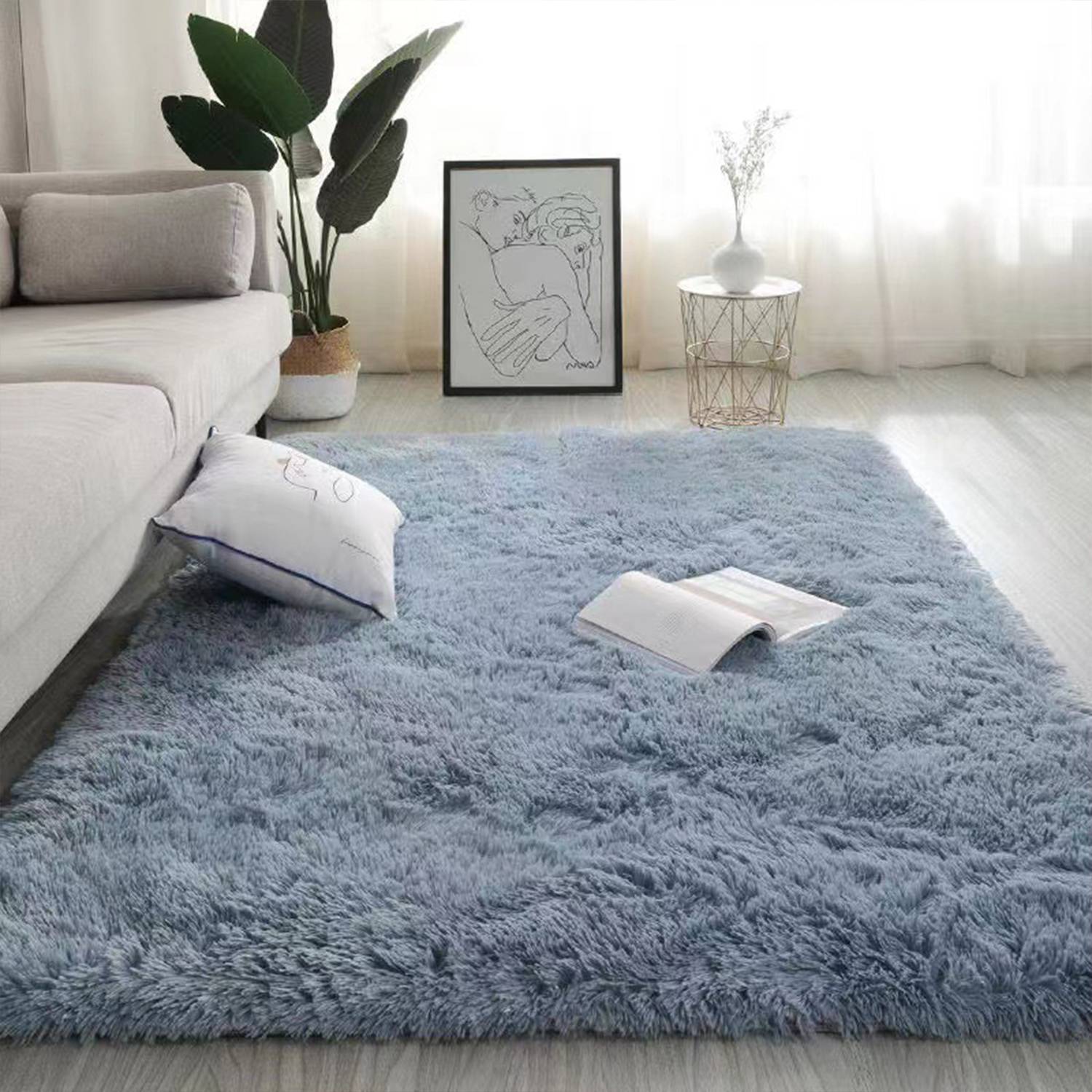 Luxurious Soft Plush Shag Area Rug 1