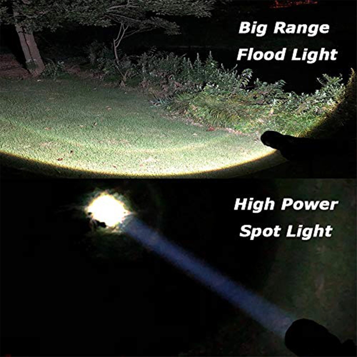 Aluminum Telescopic Handheld Flashlight LED 5