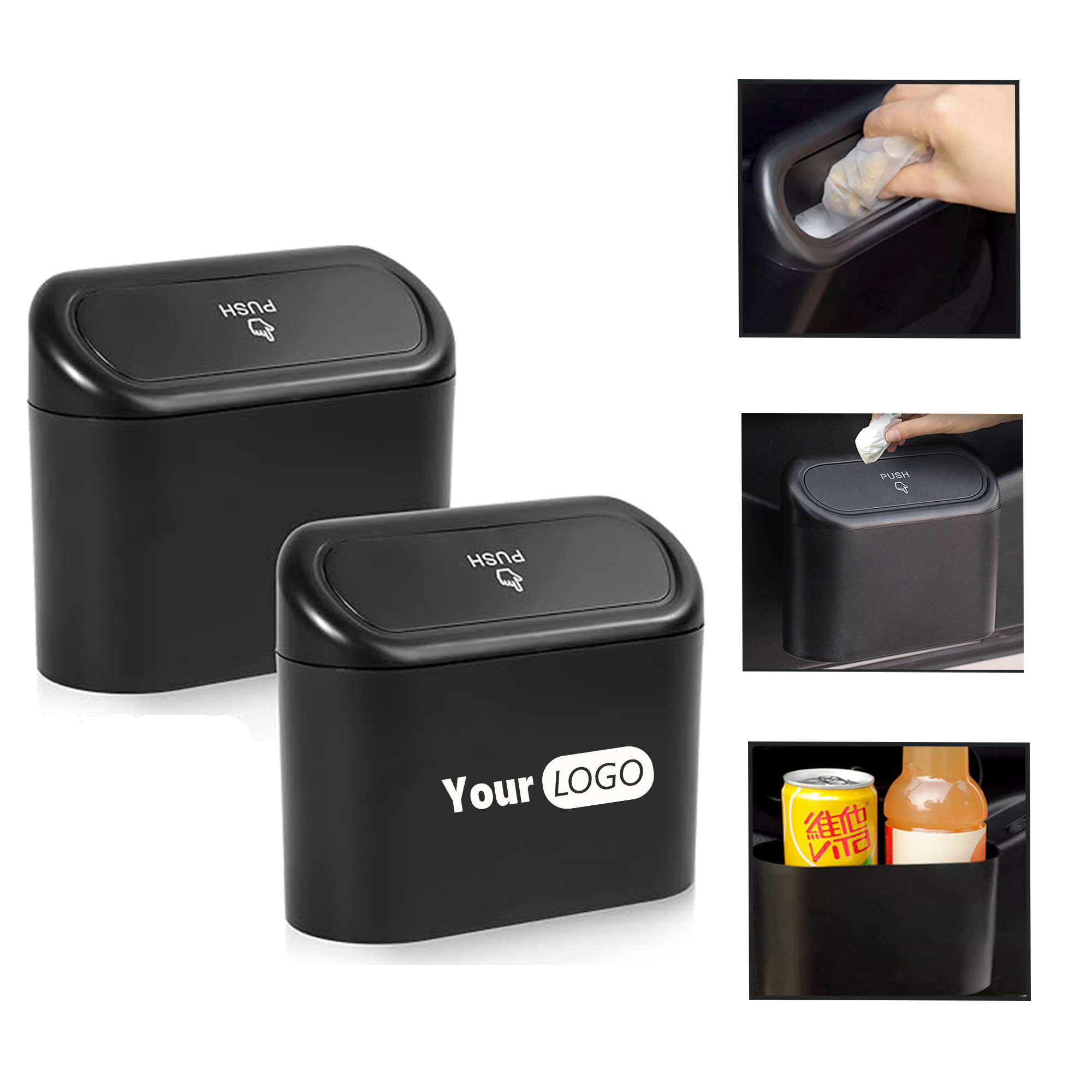 Mini Car Trash Garbage Bin 3
