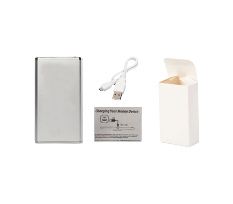 Slim Power Bank with LED Light - 3000 mAh 3