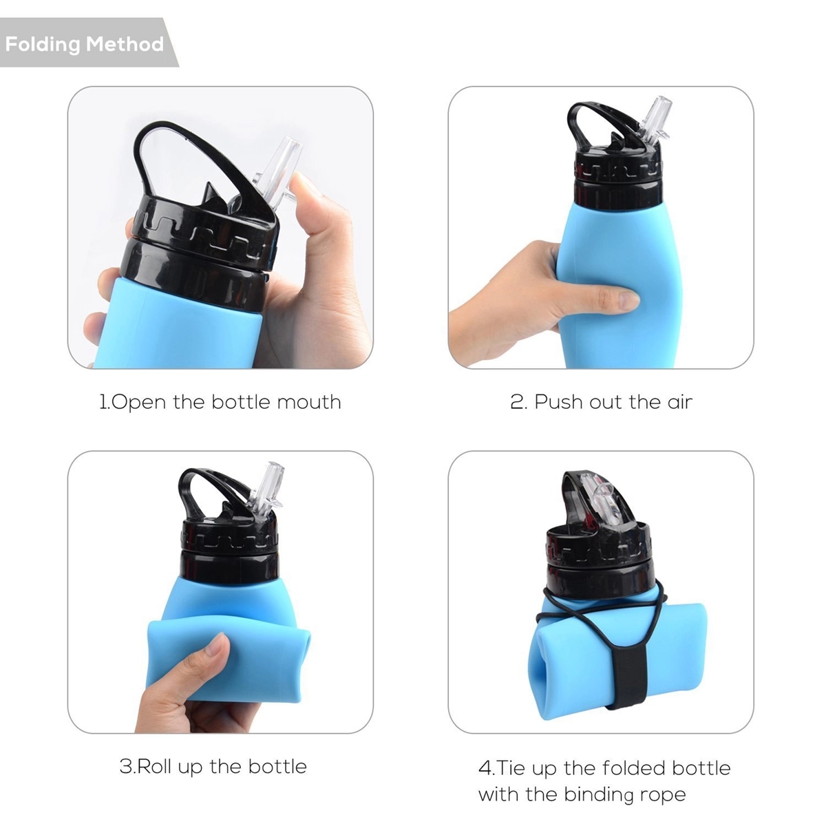 Collapsible Water Bottle Silicone 6