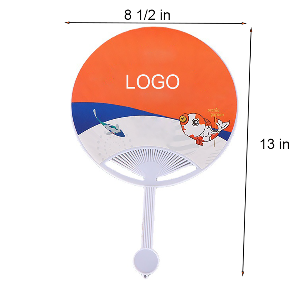 Round advertising hand fan 7