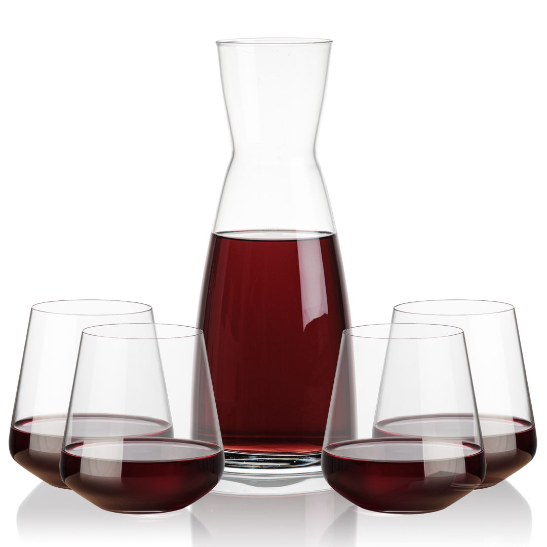 Winchester Carafe & Cannes Stemless 1