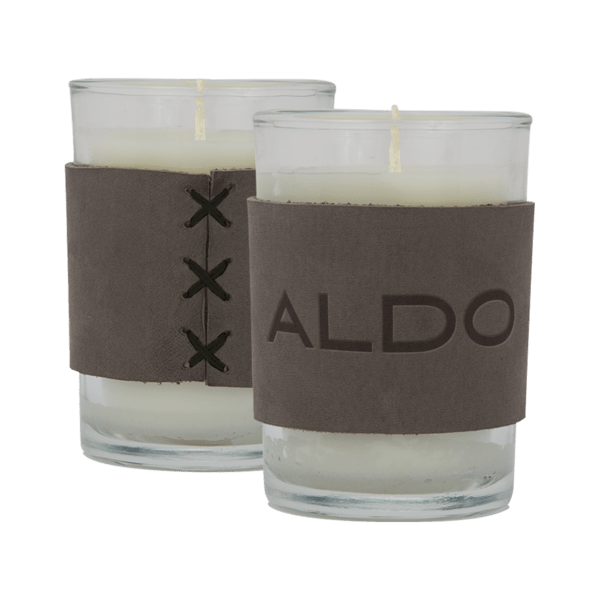 Harper 8 oz. Leather Wrapped Candle 66