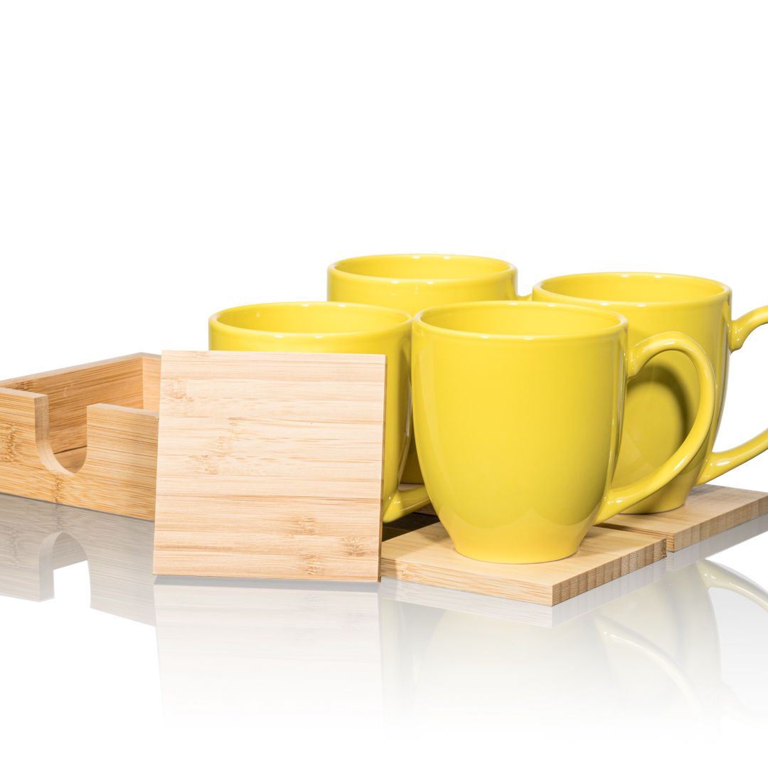 Bistro Mug & Coaster Set 7