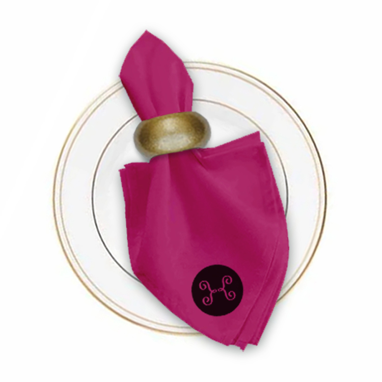 17 in. x 17 in. PolyPoplin™ Napkin (Thermal Transfer) 1