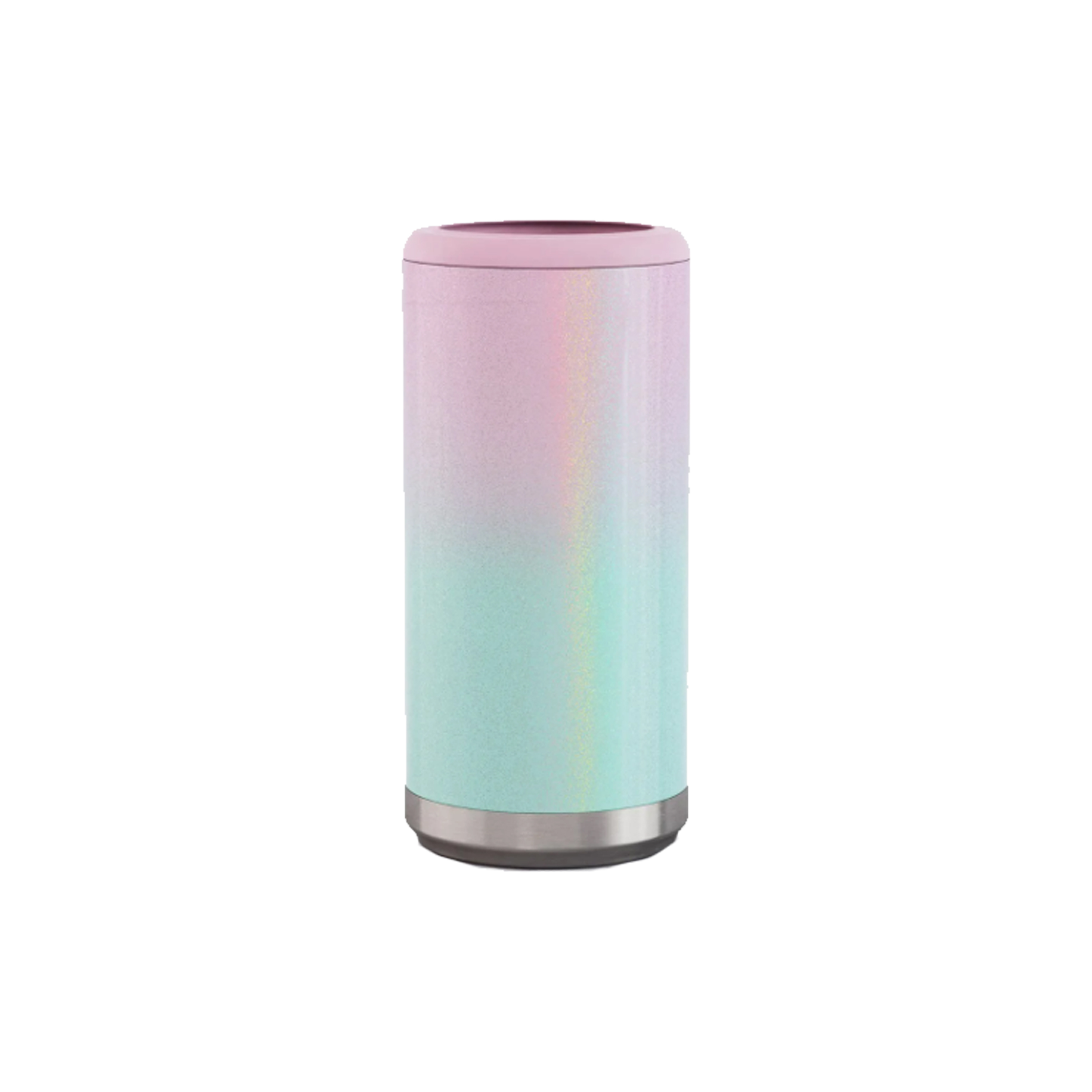 12 Oz. Ombre Seablush Stainless Steel Skinny Can Cooler 3