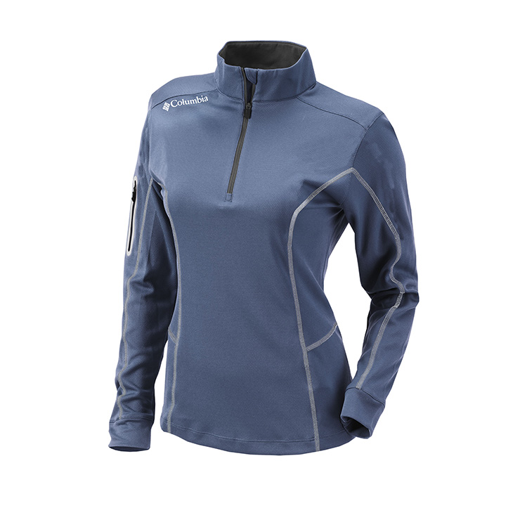 Columbia Ladies Omni-Wick Shotgun 1/4 Zip 9