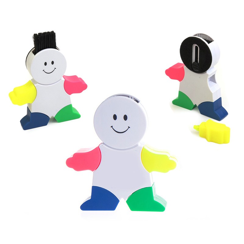 Mini Cartoon Four-color Highlighter 2