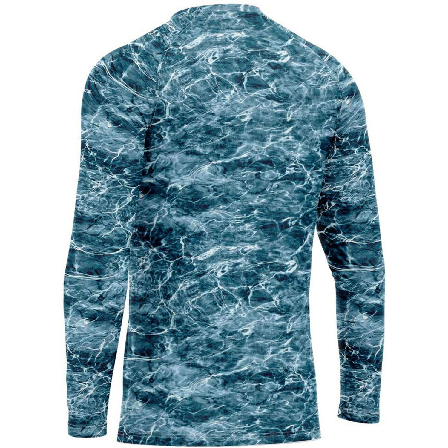 Mossy Oak® Men's 4.4 oz. Polyester Interlock Raglan Long Sleeve T-Shirt, UPF 50+ 6