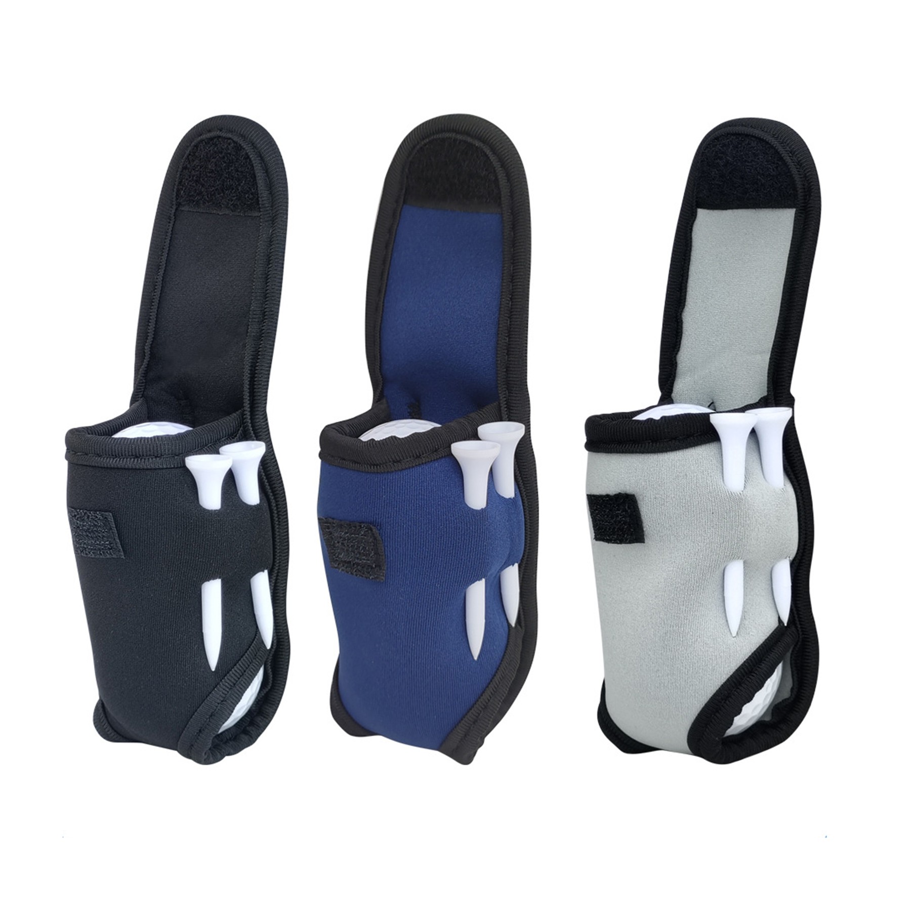 Neoprene Golf Ball Pouch With Hook And Clip 2