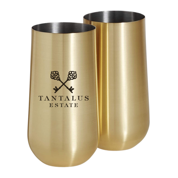 Stainless Steel Stemless Champagne Flute 2
