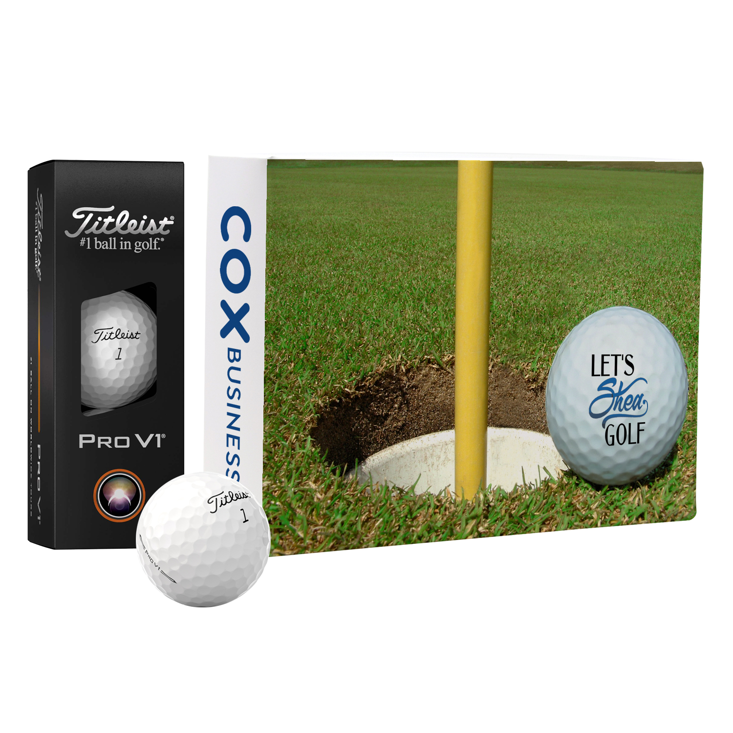 Titleist Pro V1 Dozen With Custom Lid