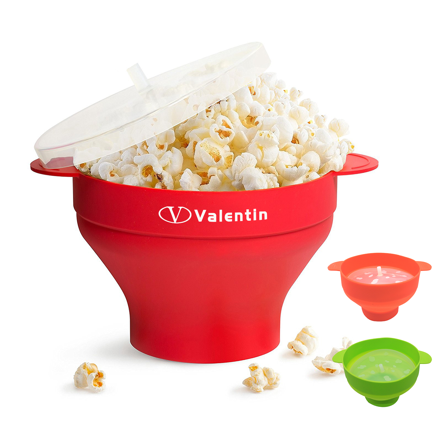 Silicone Collapsible Popcorn Bowl 1