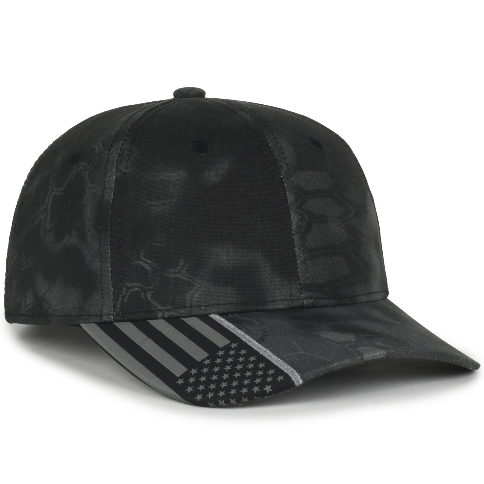 Structured w/Camo Flag Visor Insert 5