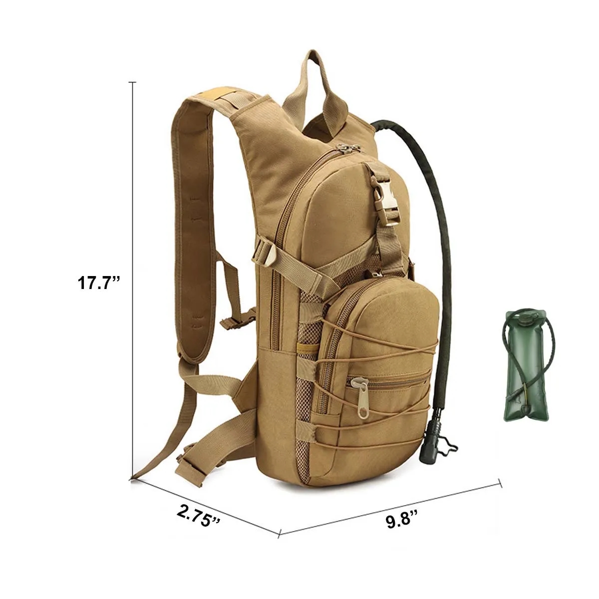 Tactical Backpack with Hydration Water Bladder 3