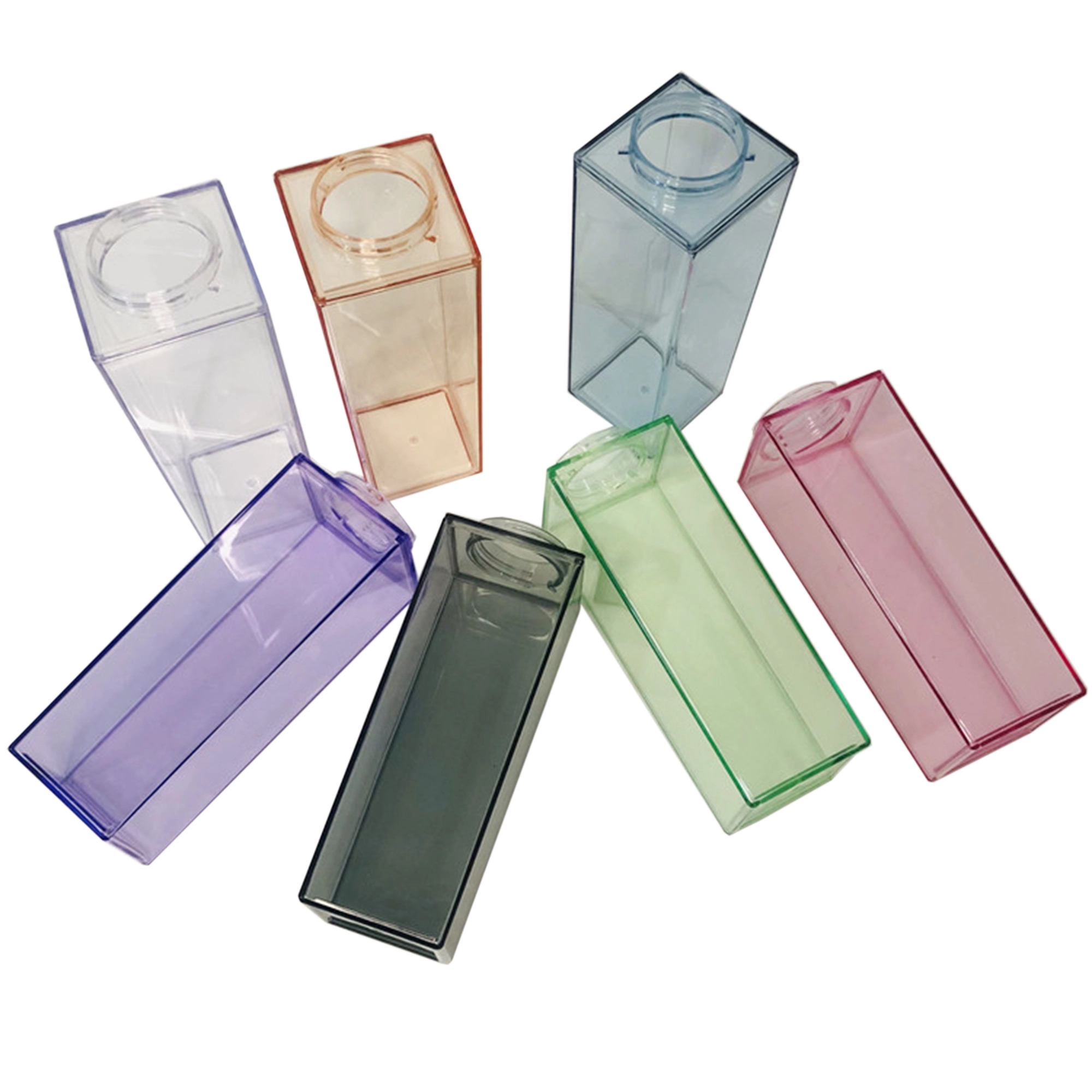 Clear Milk Water Bottle Cup 3