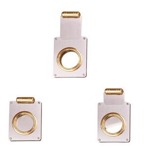 Sleek Card Shaped Cigar Cutter With Wood Finish 5