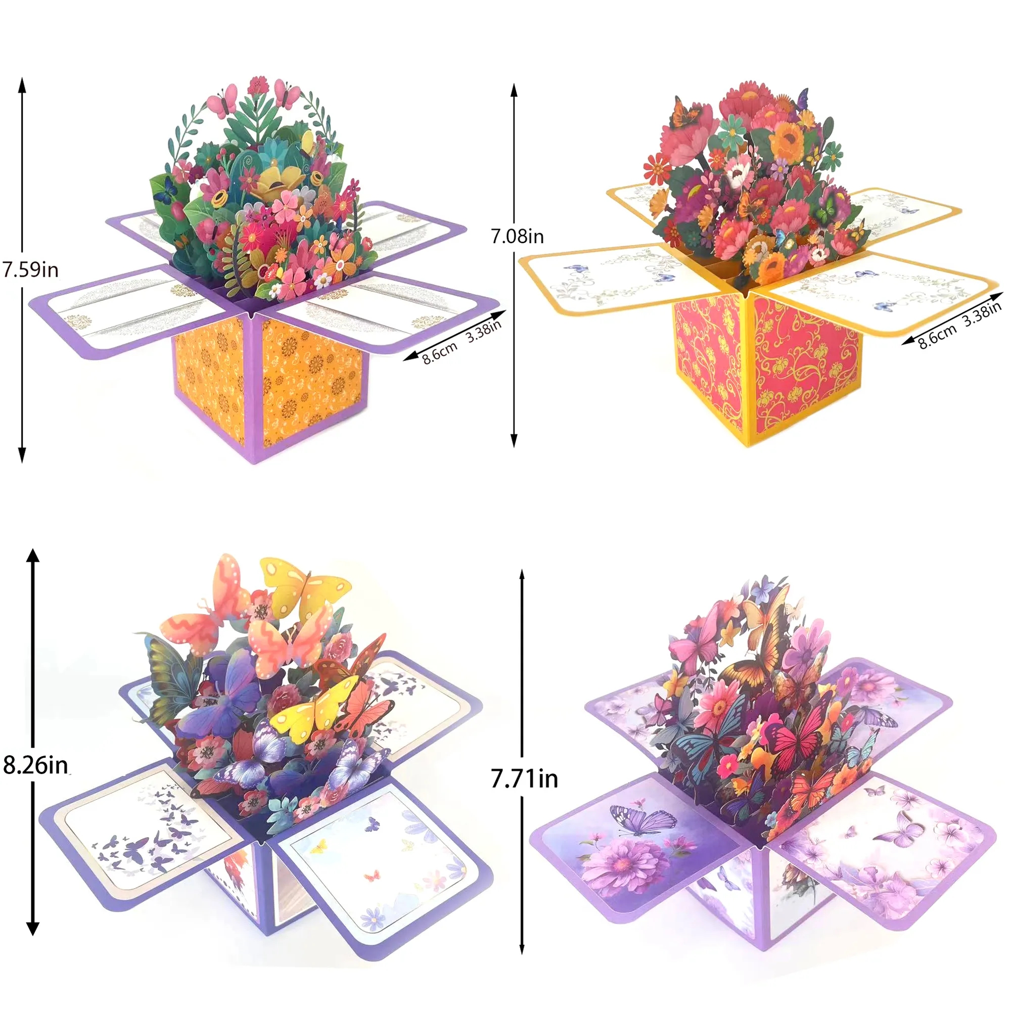 Holiday Stereoscopic Greeting Card Box MOQ 50PCS 3