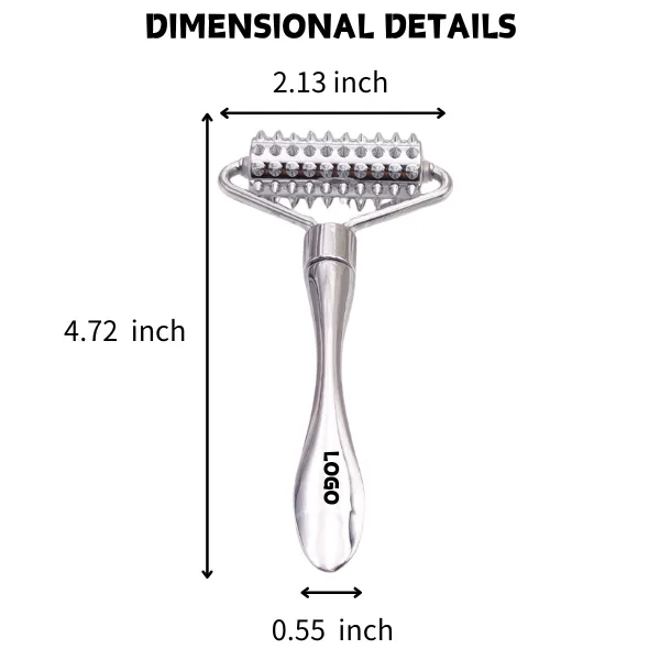 Zinc Alloy Microneedle Facial Massage Stick 1