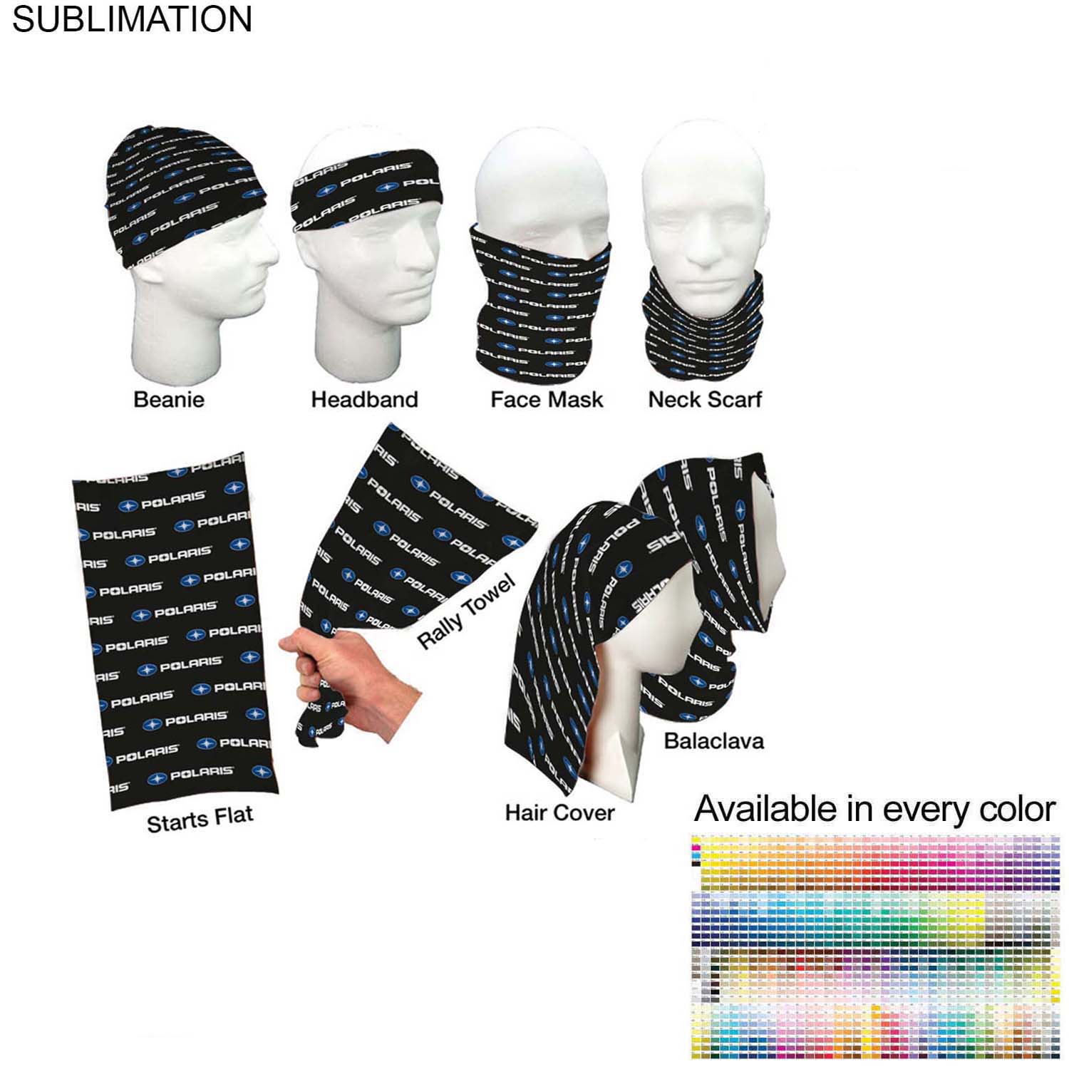 Sublimated Multifunction Tubular 2-ply WINTER Rally Wear (IN STOCK) 2