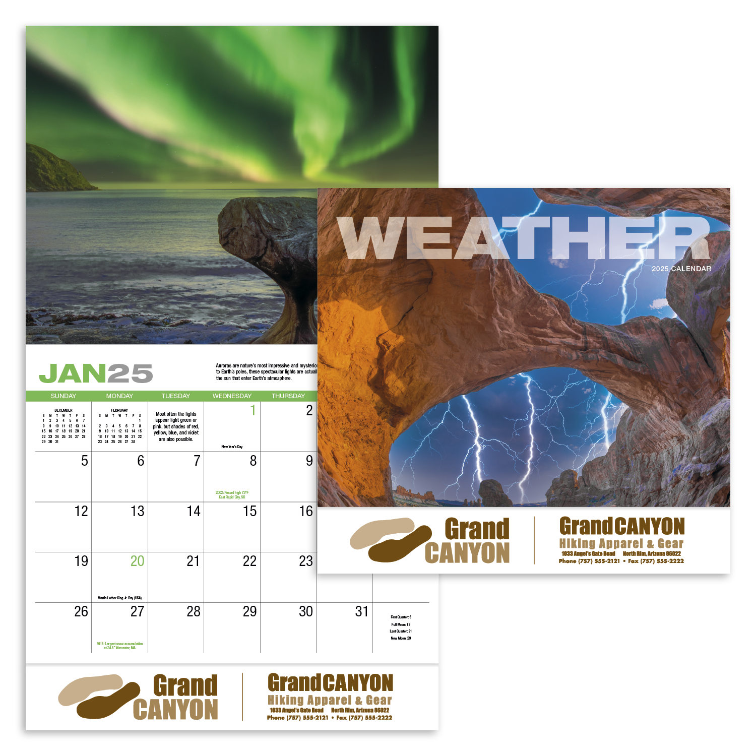 HotLine® Products Weather Almanac Appointment Calendar - Stapled 51