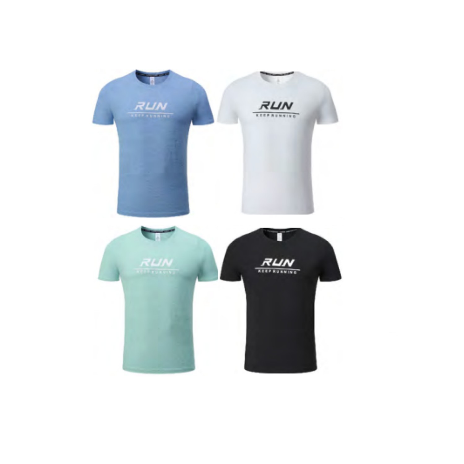 Men's Running Short Sleeve T-Shirt - Stock Style 32