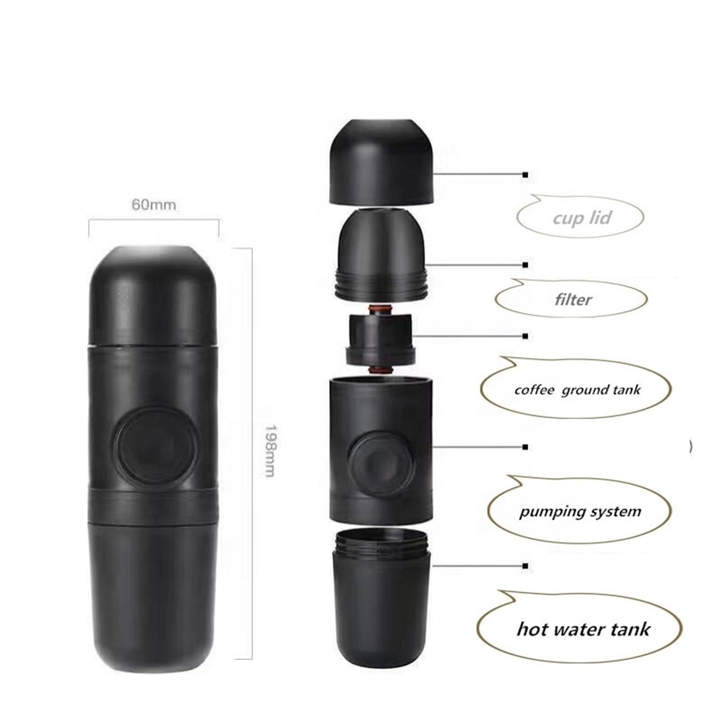 Mini Portable Espresso Coffee Maker 4