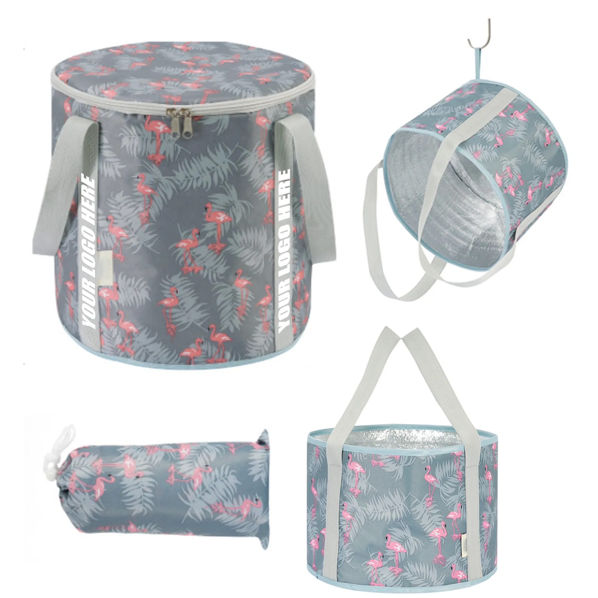 Collapsible Foot Bath Bucket With Lid 2