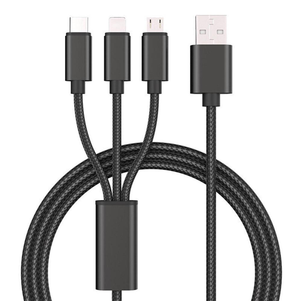 1.2M Long 4 in 1 USB Charging Cable