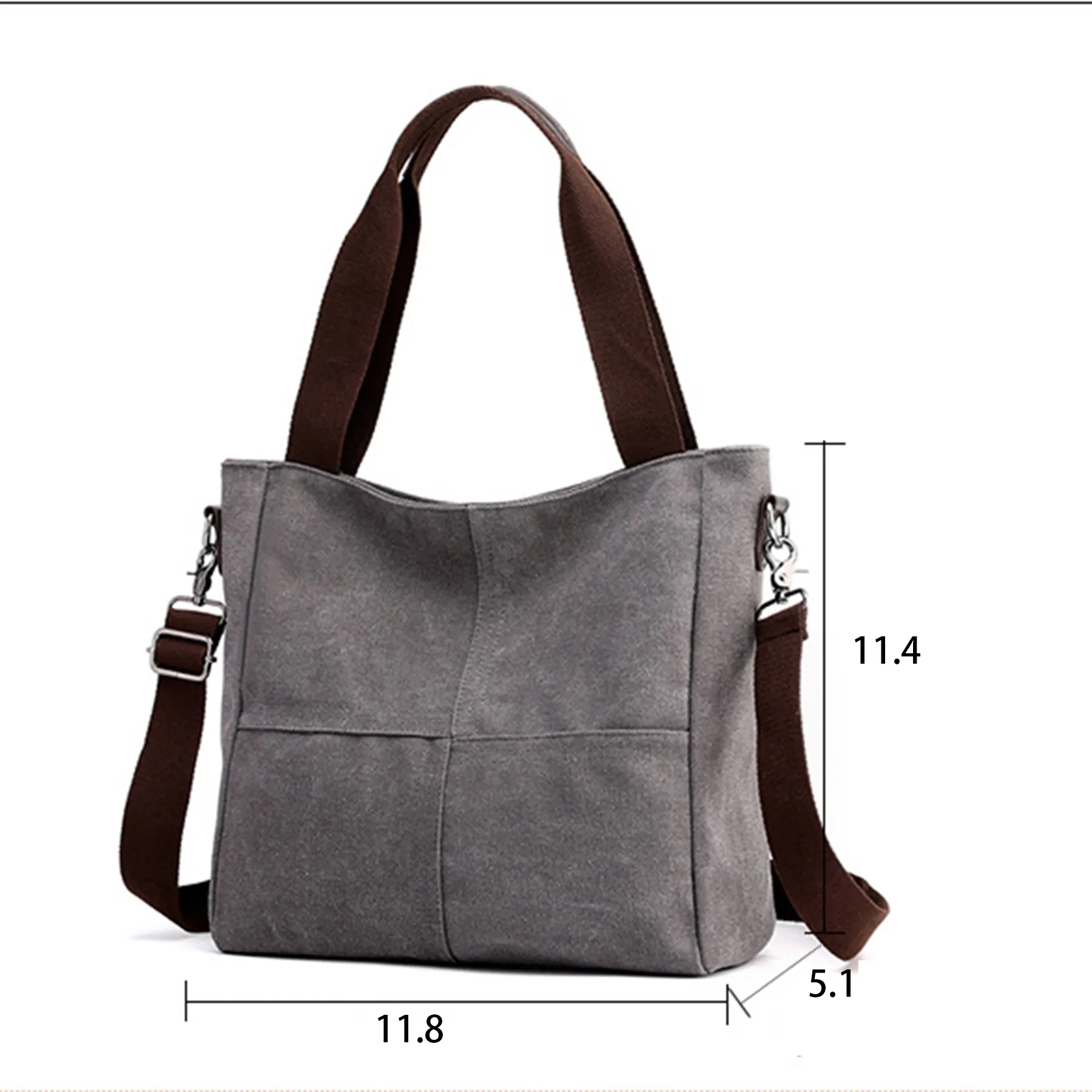 Small Canvas Travel Tote BagTravel, custom tote bag with logo imprint 5