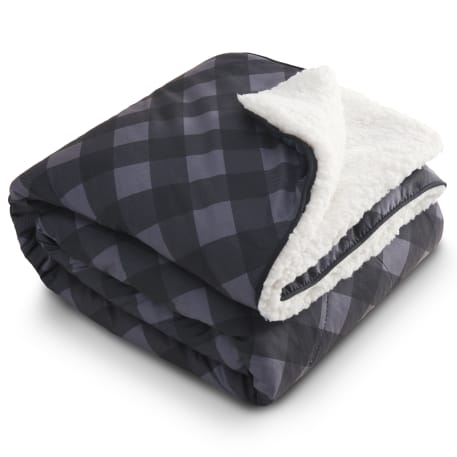 High Sierra Roll-Up Puffy Sherpa Blanket 90
