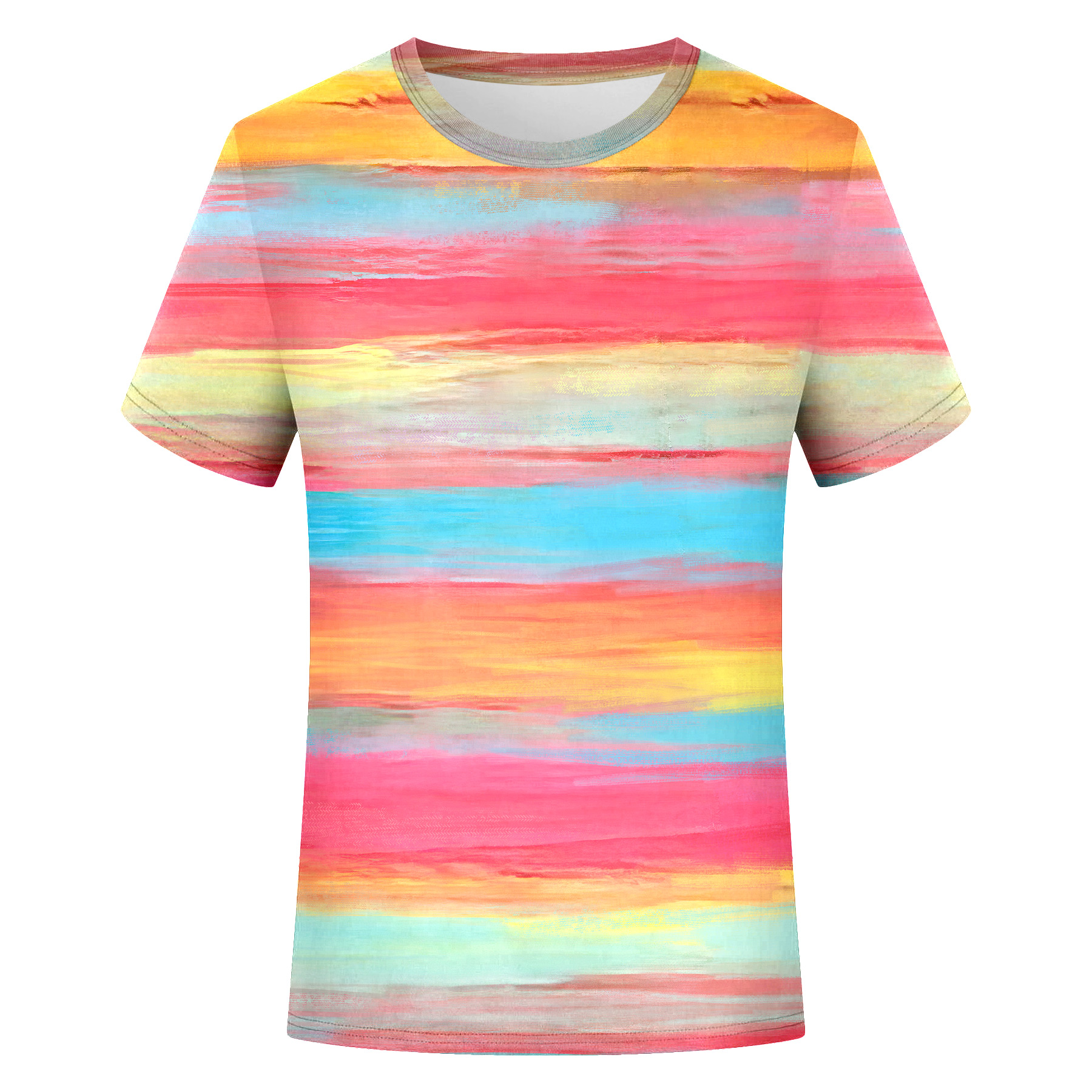Custom Full Color 3D Printing T-Shirt 17