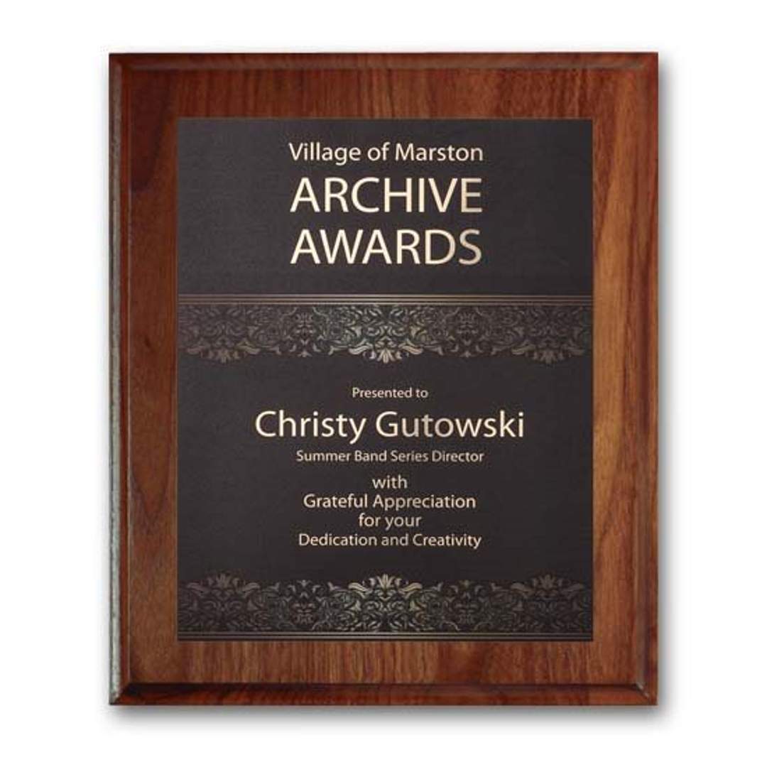 SpectraPrint™ Plaque - Cove Edge Gold 5