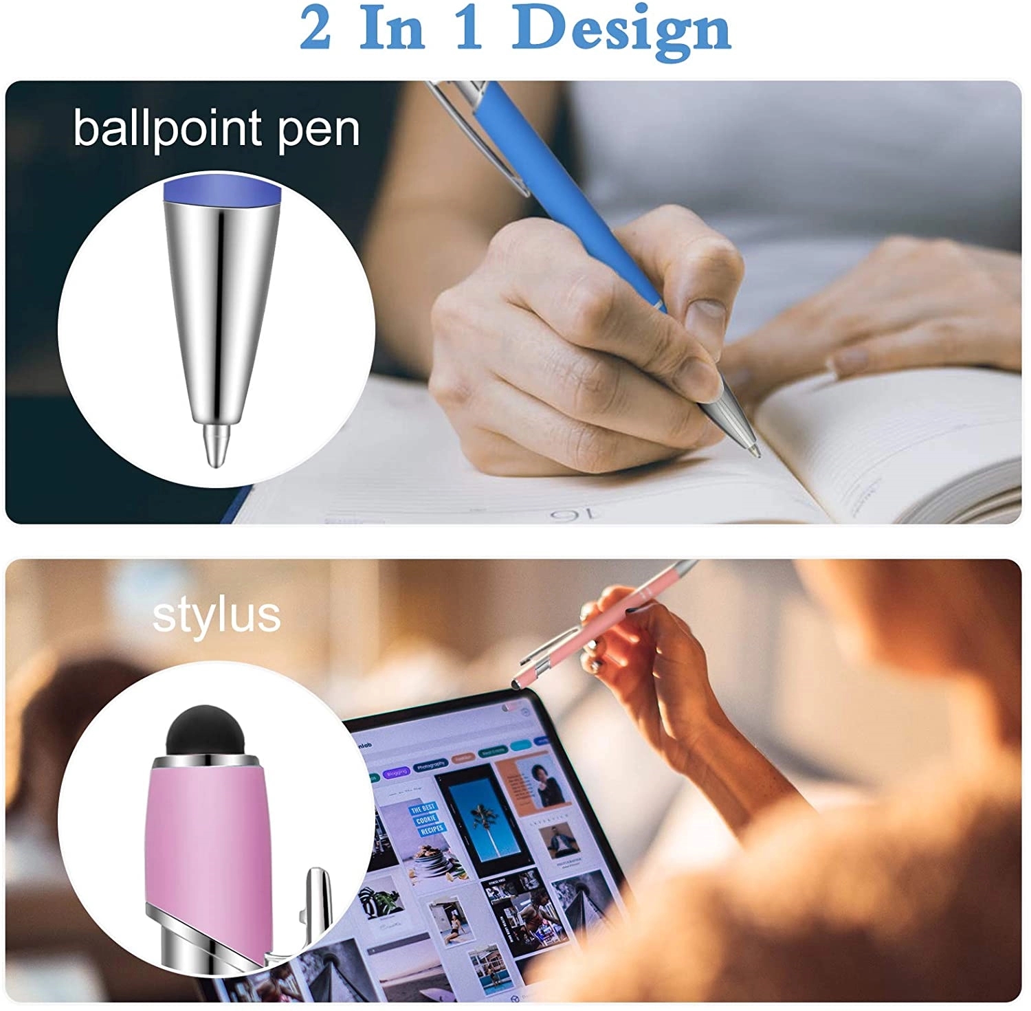Aluminum Pen w/ Stylus 2