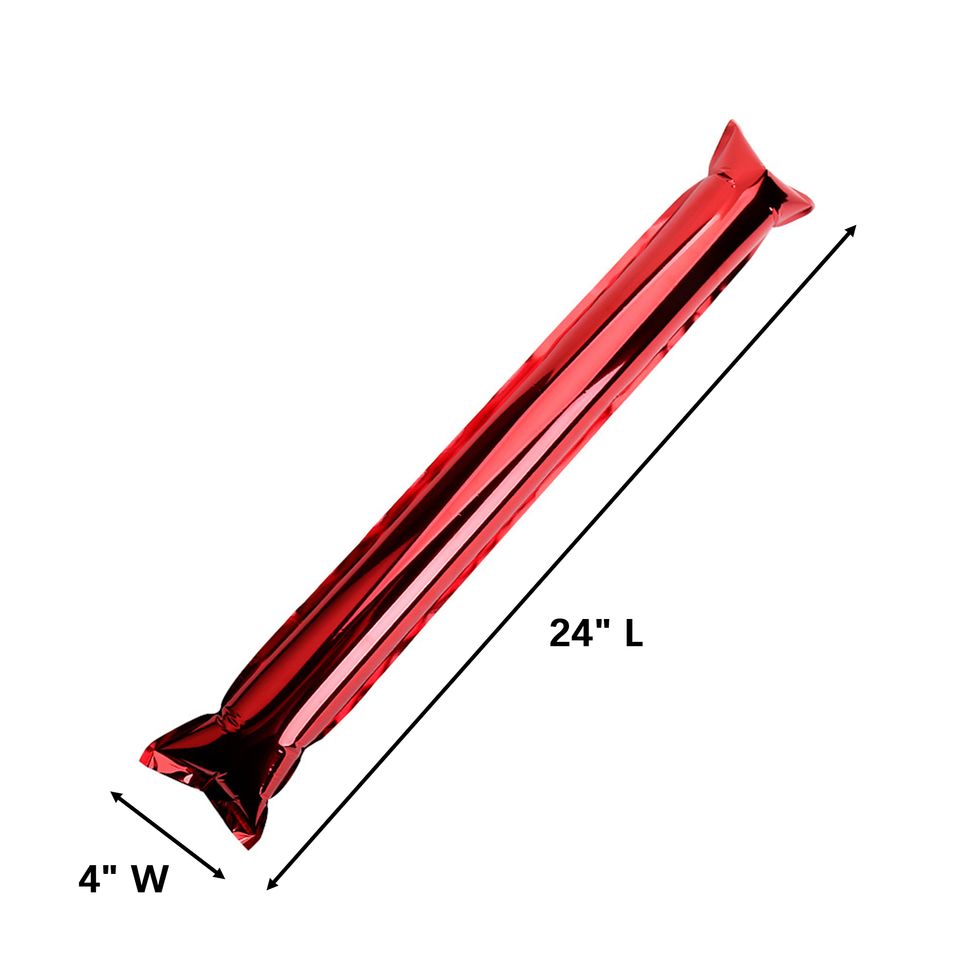 Foil Inflatable Cheer Stick Pair 24" x 4" 13