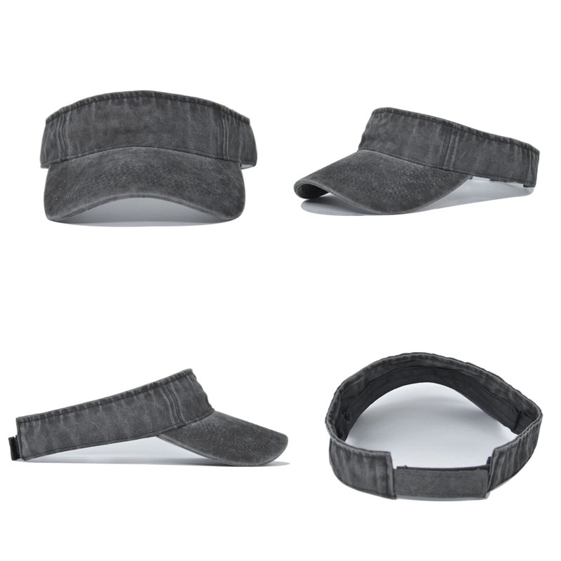 Custom washable cotton Sun Visor Caps for Unisex 5