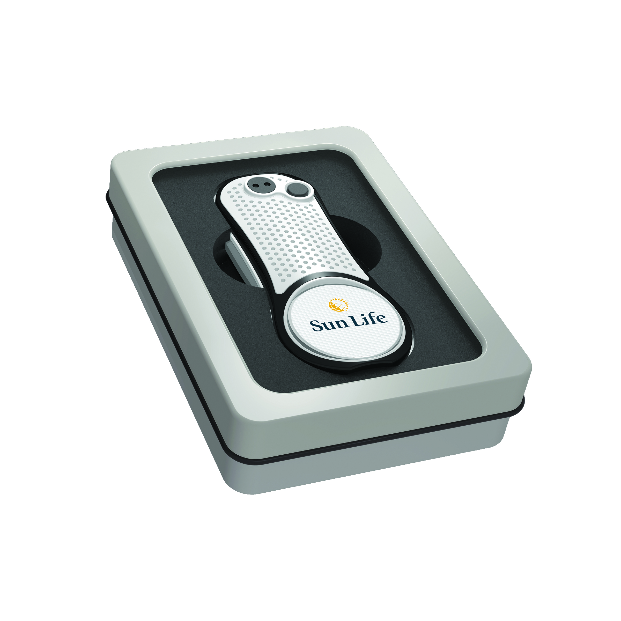 Pitchfix Hybrid Golf Divot Tool in Window Tin 13