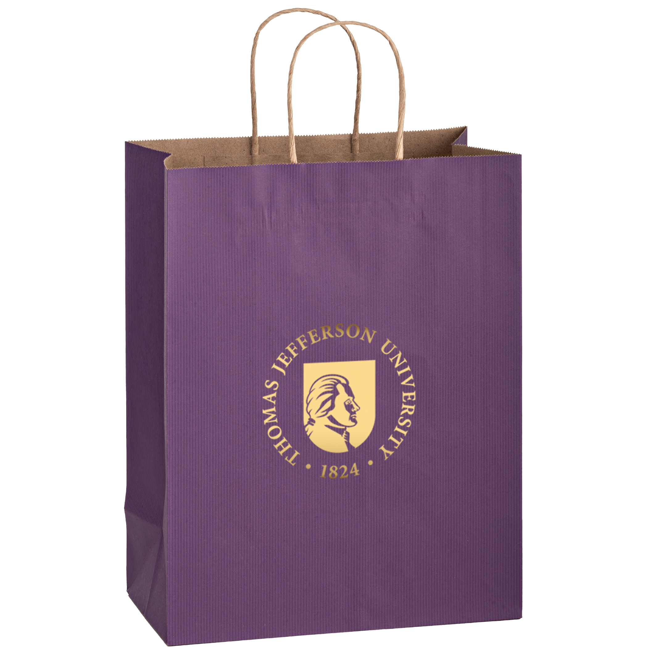 Matte Color Paper Shopper with Twisted Paper Handles 5