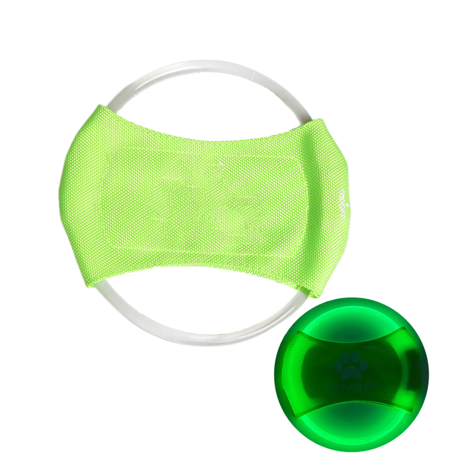 MOQ100 LED Rechargeable Glow Dog Flying Disc 8