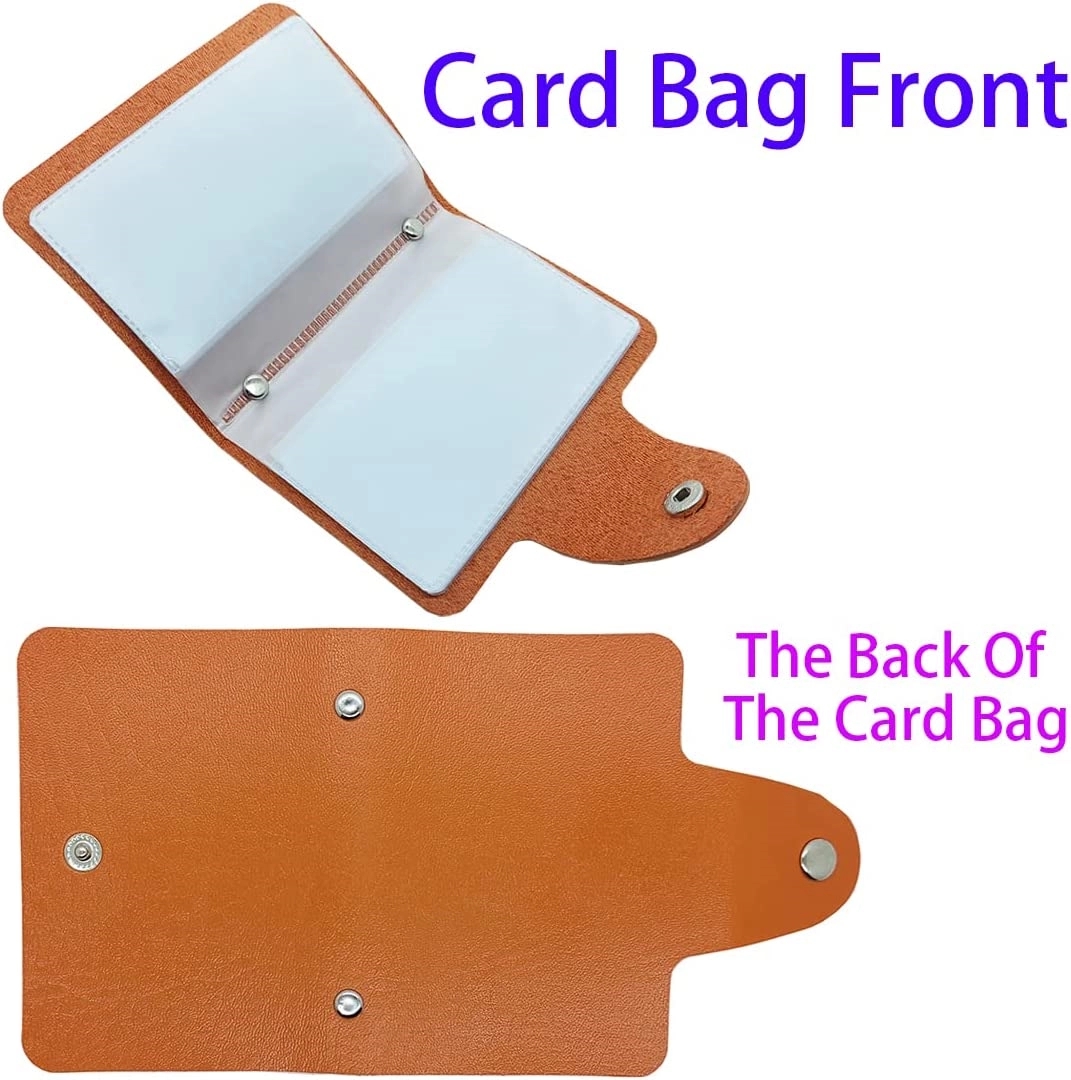 24 Slots PU Business Card/Bank Card Foldable Holder 4