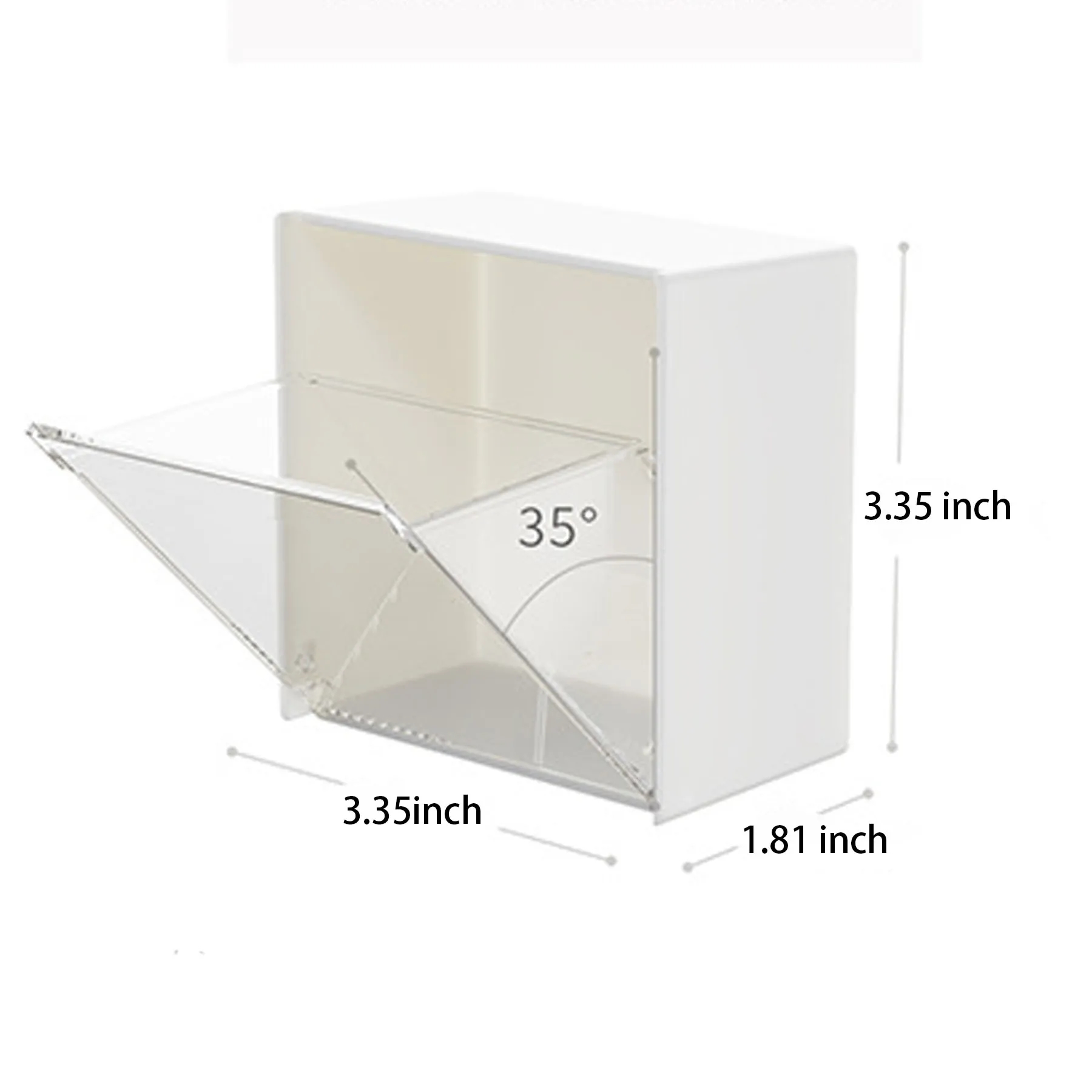 Wall Mounted Flip Storage Box 2