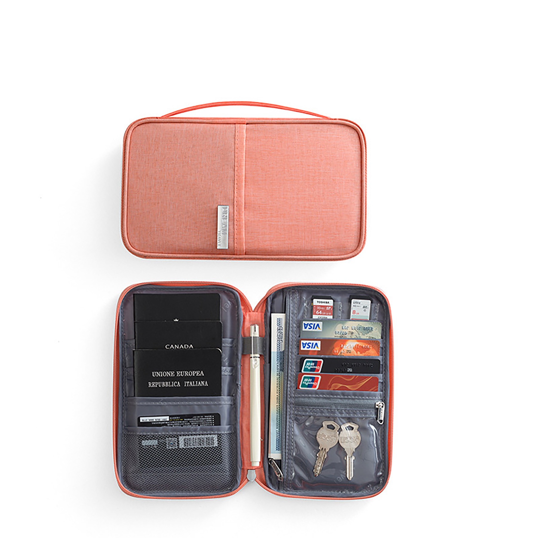 Portable Home Travel Safe Storage Wallet 2